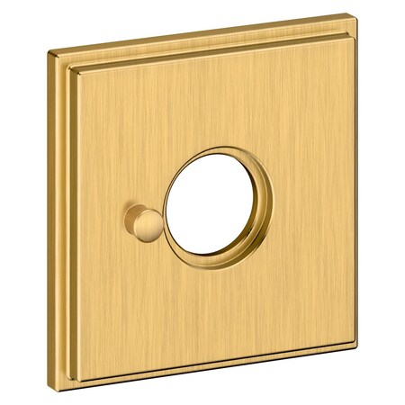 Baldwin Privacy Rosettes Lifetime Satin Brass R050.044.IPV